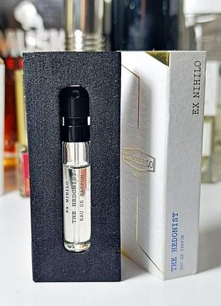 Пробник nihilo the hedonist eau de parfum 2мл