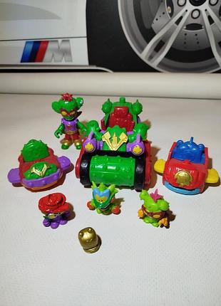 Большой игровой набор superthings kazoom kids s1 — спайк-роллер кактус (spike roller)