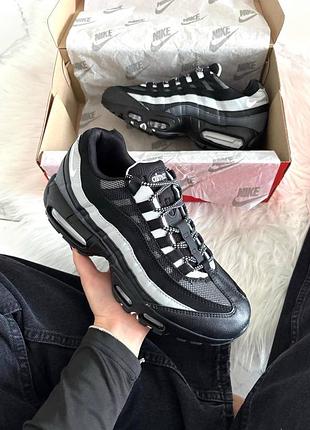Кросівки nike air max 95 black & grey 8
