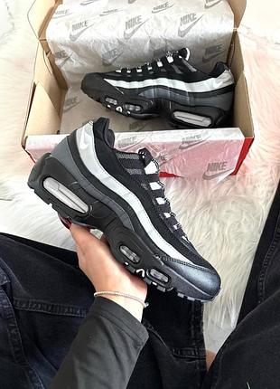 Кросівки nike air max 95 black & grey 6