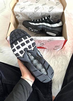 Кросівки nike air max 95 black & grey 5