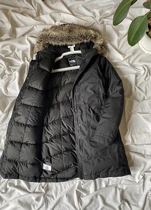 Зимняя женская куртка парка - пуховик the north face хs