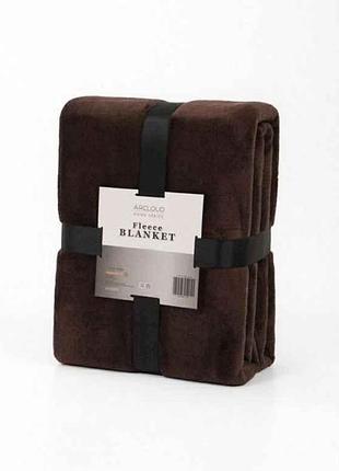 Плед 180*200 велсофт blanket coffe тм arcloud