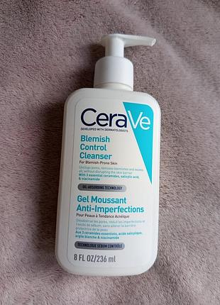 Гель для вмивання cerave blemish control cleanser для проблемної шкіри 236 мл