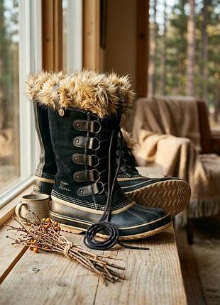 Женские зимние сапоги sorel joan of arctic (водонепроницаемые)