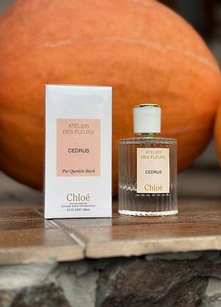 Стриманий деревний жіночий аромат chloe cedrus 100 мл гарні жіночі парфуми хлоя духи жіночі на осінь трендові парфуми стійкі духи