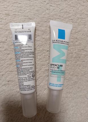 Крем для обличчя la roche-posay effaclar duo+ m 15 мл