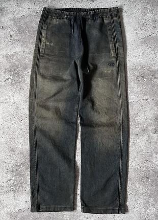 Нові джинси diesel d-martians denim track pants l