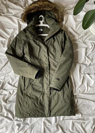 Зимняя женская парка - пуховик the north face s