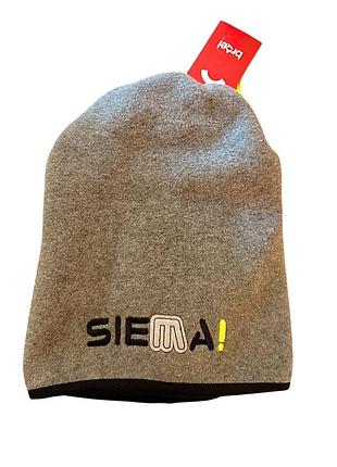 Нова з бірками тепла шапка для хлопчика broel (фліс,сіра) на 55,57 см (обхват голови)