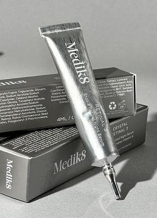 Нічна сироватка з ретиналем 0,03% medik8 crystal retinal 3 (4 ml) mini
