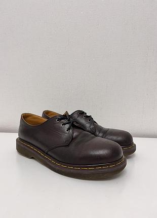 Туфлі чоловічі dr. martens коричневі шкіряні