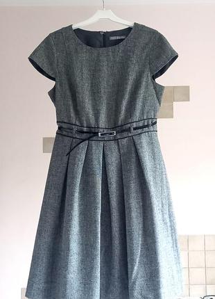 Как новое твид с шерстяным платьем marks &amp; spencer