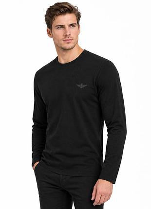Лонгслив aeronautica militare ac-75-109 black 3xl
