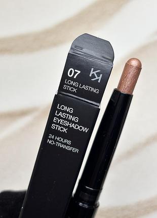 Тіні для повік kiko milano new long lasting eyeshadow stick відтінок 07 vintage rose
