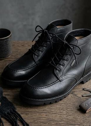 Мужские кожаные ботинки fretzmen швейцария, размер 41–42 (стелька 27 см) gore tex