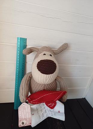 Вязаная собачка песик boofle от xpressions / american greetings