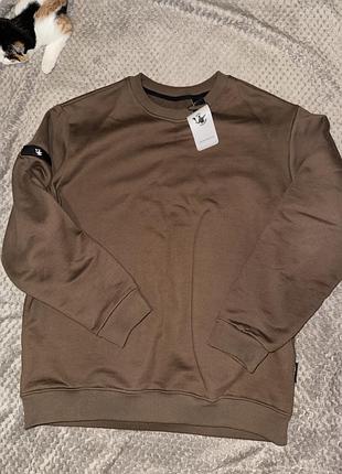 Світшот чоловічий коричневий розмір l