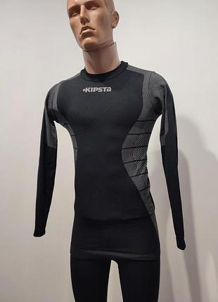 Мужская компрессионная термокофта kipsta keepdry 500, размер m (идеальное состояние)