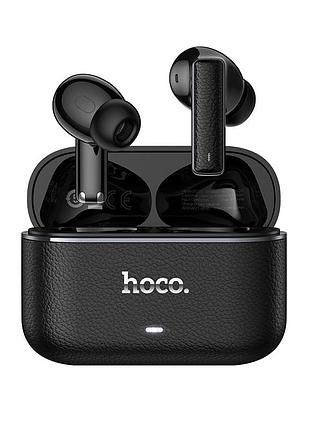 Бездротові навушники tws hoco eq35 rhyme true wireless anc+enc six microphones noise reduction bt headset (app) black