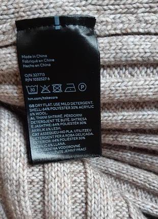 Платье вязаное теплое h&amp;m 4