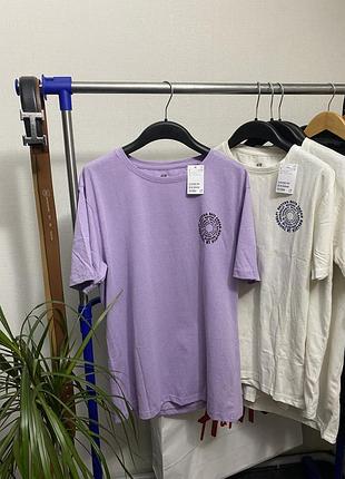 Футболка бавовняна чоловіча h&m 326803 унісекс