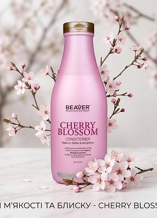 Кондиционер для ежедневного ухода с экстрактом цветов сакуры beaver professional cherry blossom conditioner 730 мл