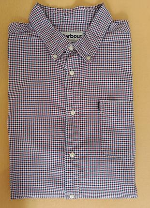 Мужская рубашка barbour padshaw tailored gingham shirt
