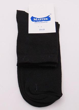 Женские носки хлопок 23-25 черные master