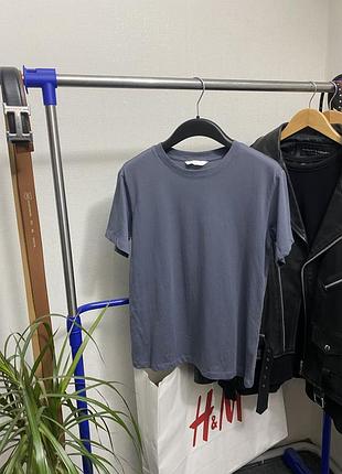 Футболка бавовняна чоловіча h&m 451606 унісекс