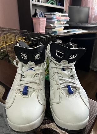 Кросівки nike air jordan 6 біло-сині