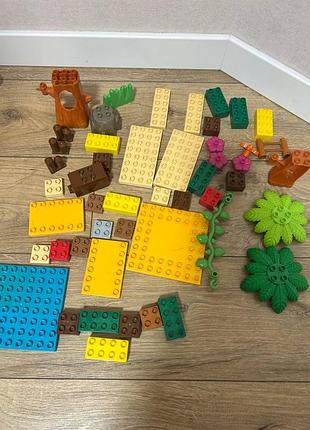 Конструктор сумісний з lego duplo пластиковий різнокольоровий