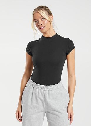 Gymshark jersey body fit  женская спортивная-тренировочная футболка