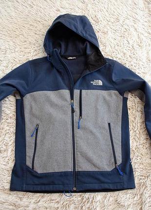 The north face apex bionic hoodie мужская куртка софтшелл оригинал! размер m