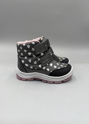 Зимові черевики geox flanfil 25, 26, 27 зимние ботинки
