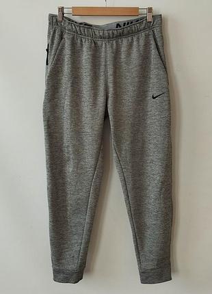 Чоловічі спортивні штани джогери на флісі nike therma-fit tapered