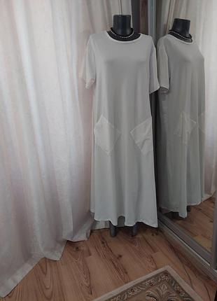 Красивое с карманами платье 👗