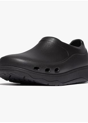 Оригінальне  спеціалізоване взуття — жіночі професійні сабо fitflop work+ high-performance professional clogs.. розмір:41