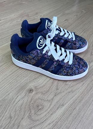 Кросівки жіночі adidas campus 00s квітковий жакард, розмір 38,5 (24,5 см)