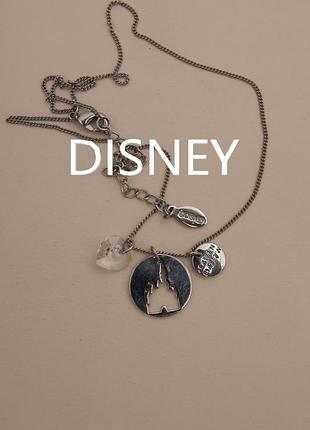 Цепочка с подвесом ретро коллекция disney parks magic kingdom 2019 замок золушки