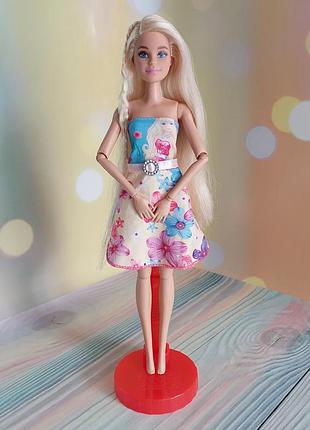 Лялька mattel barbie extra №12 у квітковому образі (модель hdj45)