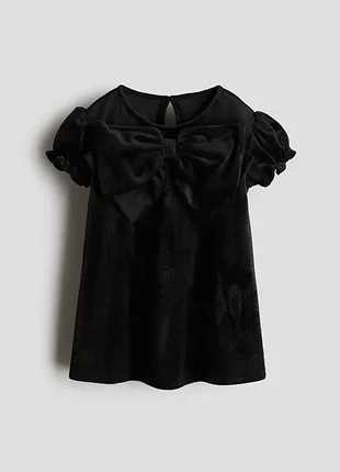 Велюрова сукня плаття з бантом h&m