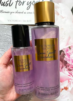 Парфюмированный спрей для тела victorias secret 75ml. название: shimmer love spell