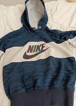 Худі для хлопчика nike синьо-біле 110-116 см