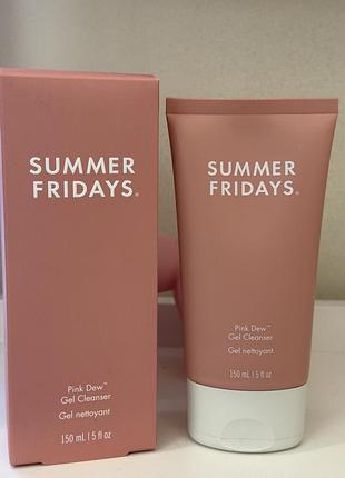 Гель для вмивання  summer fridays pink dew gel facial cleanser