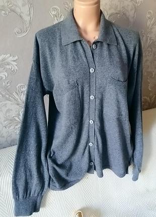 Кардиган 30%вовна,5%кашемір, smith&sou, м/l