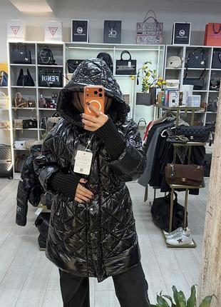 Куртка пуховик великий розмір moncler