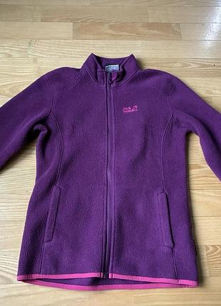 Флісова кофта фліска jack wolfskin бірка 152