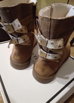 Черевики ugg коричневі, розмір 36, устілка 22,5 см, натуральна замша