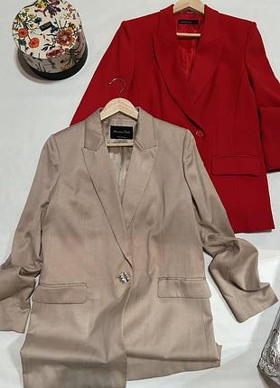 Жакет блейзер купро massimo dutti.